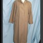 Womens Size 8 P  LONDON FOG Long Lined Trench Coat Tan