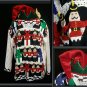 UGLY SWEATER PARTY VTG CHRISTMAS SEE THROUGH ELF HAT  L
