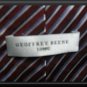 EXTRA LONG Geoffry Beene Burgundy Gray Tie 65 X 4 Wide