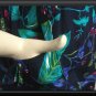 Size S M BLUE BRIGHT Rayon Long Tropical FLORAL Dress