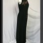 MAGGY LONDON Beaded Evening Dress Long Sheath Size 10 L