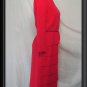 RINA DI MONTELLA Red Wool Formal COCKTAIL Dress Sz XS 4