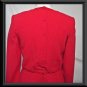 RINA DI MONTELLA Red Wool Formal COCKTAIL Dress Sz XS 4