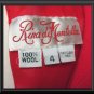 RINA DI MONTELLA Red Wool Formal COCKTAIL Dress Sz XS 4