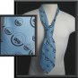 Blue FRUIT OF THE LOOM Vintage Wild Tie 56 X 4 Wide EUC