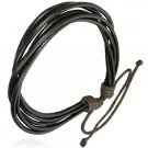 Genuine Brown Cords Leather Bracelet