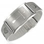 Stainless Steel Cross Wristband Bracelet