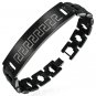 Stainless Steel Greek Style Wristband Bracelet
