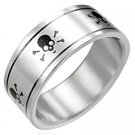 Stainless Steel Skull Ring - Size 8 Stainless Steel Skull Ring - Size 8