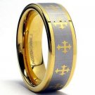 Cross Tungsten Carbide Band Size 8 Cross Tungsten Carbide Band Size 8