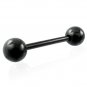Steel Black Tongue Ring Barbell Pin Stud Piercing Jewelry 14 Gauge, 5/8