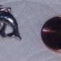Sterling Silver Double Dolphins Pendant Charm
