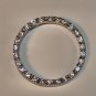 Sterling Silver CZ Pave Open Circle Charm Pendant
