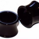 Pair 1/2 Gauges 12.7mm UV Acrylic Black Ear Tunnel Plugs Gauges Double Flared Pair 1/2 Gauges 12.7mm UV Acrylic Black Ear Tunnel Plugs Gauges Double Flared