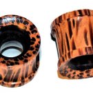 Pair 1/2, 12.7mm Organic Coco Wood & Buffalo Horn Ear Tunnel Plugs Pair 1/2, 12.7mm Organic Coco Wood & Buffalo Horn Ear Tunnel Plugs