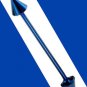 Steel Titanium Anodized Blue Spike 14G Ear Industrial Barbell Earring Piercing Jewelry Gauge