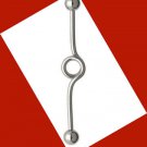 Stainless Steel Circle 14G Ear Industrial Barbell Earring Piercing Jewelry Gauges Stainless Steel Circle 14G Ear Industrial Barbell Earring Piercing Jewelry Gauges