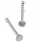 One Internally Threaded 16 Gauge, 1/2 Ball Lip labret Ring Monroe Ball 3mm