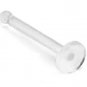 Acrylic Clear Bio Flexible Ball 18G Nose Retainer Ring Stud Jewelry Piercing Gauge