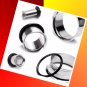 Pair 4G 5mm Steel Single Flare Flesh Ear Tunnel Plugs Gauges Jewelry