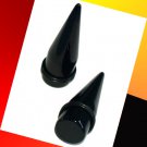 Pair 13/16 20mm Black Acrylic Ear Taper Expander Stretcher Gauges Plugs Pair 13/16 20mm Black Acrylic Ear Taper Expander Stretcher Gauges Plugs