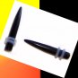 Pair 4G 5mm Onyx Black Stone Ear Taper Expanders Stretchers Gauges