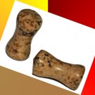 Pair 6G 4mm Facet Cut Jasper Stone Plugs Saddle Ear Stretching Piercing Jewelry Gauge Pair 6G 4mm Facet Cut Jasper Stone Plugs Saddle Ear Stretching Piercing Jewelry Gauge