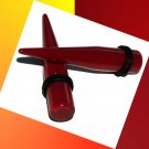 Pair 1/2 12mm Red Burgundy Acrylic Ear Taper Expander Stretcher Gauges Plugs Pair 1/2 12mm Red Burgundy Acrylic Ear Taper Expander Stretcher Gauges Plugs