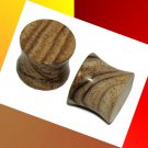 Pair 1/2 12.7mm Natural Jasper Stone Plugs Saddle Ear Stretching Piercing Gauge Pair 1/2 12.7mm Natural Jasper Stone Plugs Saddle Ear Stretching Piercing Gauge