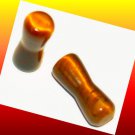 Pair Organic Tiger Eyes Stone Ear Plugs 8G 3.2mm Pair Organic Tiger Eyes Stone Ear Plugs 8G 3.2mm