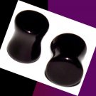 Pair 0G 8mm Natural Black Onyx Stone Stone Ear Plugs Gauge Saddle Stretching Piercing Jewelry Pair 0G 8mm Natural Black Onyx Stone Stone Ear Plugs Gauge Saddle Stretching Piercing Jewelry