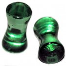 Pair 4G 5mm Green Emerald Quartz Glass Plugs Saddle Ear Stretching Piercing Jewelry Gauge Pair 4G 5mm Green Emerald Quartz Glass Plugs Saddle Ear Stretching Piercing Jewelry Gauge
