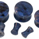 Pair 4g 4.45mm Natural Fluorite Stone Plugs Saddle Ear Stretching Piercing Gauge Pair 4g 4.45mm Natural Fluorite Stone Plugs Saddle Ear Stretching Piercing Gauge