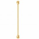 Steel Titanium Golden Ball 16G Straight Ear Industrial Barbell Gauge, 1.5 Inches Steel Titanium Golden Ball 16G Straight Ear Industrial Barbell Gauge, 1.5 Inches