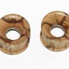 Pair 1/2 Coco Wood Ear Tunnel Plugs 12.7mm Double Flared Pair 1/2 Coco Wood Ear Tunnel Plugs 12.7mm Double Flared