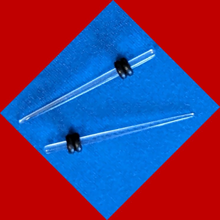 Pair 12G 2mm Clear Acrylic Straight Ear Taper Expander Ear Stretcher Plugs Gauges