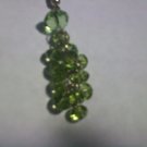 Green Crystal Droplet Cellphone Charm