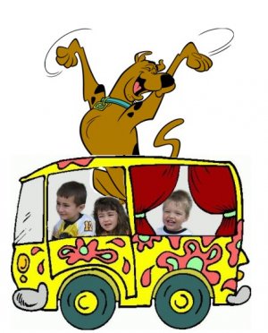 16x20 Customized Scooby Doo Poster Featuring your child's picture