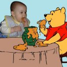 16x20 Customized Winnie the Pool Poster Featuring your child's picture