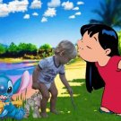 8x10 Customized Lilo & Stitch Poster Featuring your child's picture