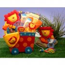 Silly Circus Baby Wagon Gift Set