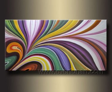 Framed! Modern Wall Decor Art Abstract Huge Oil Painting On Canvas