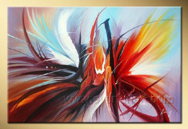 Good ! New Modern Abstract Huge Art Oil Painting on Canvas (+ Frame) XD1-026