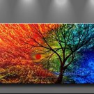 Finding Paradise!~Framed! Modern Wall Decor Art Landscape Huge Oil Painting On Canvas LA1-027