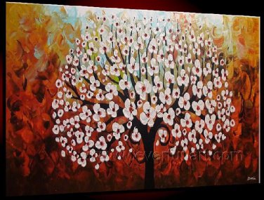 Hot Sell Beautiful Flower Oil Painting On Canvas (+ Frame) FL1-054