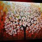 Hot Sell Beautiful Flower Oil Painting On Canvas (+ Frame) FL1-054