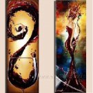 Huge Mordern Wine Art Wall Decor Canvas Oil Painting (+ Frame) XD2-039
