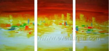 Good ! New Modern Abstract Huge Art Oil Painting on Canvas (+ Frame) XD3-087