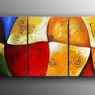 Good ! New Modern Abstract Huge Art Oil Painting on Canvas (+ Frame) XD3-112