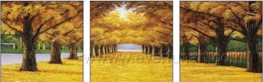 Way To Happiness! Framed! Modern Wall Decor Art Landscape Huge Oil Painting On Canvas LA3-038